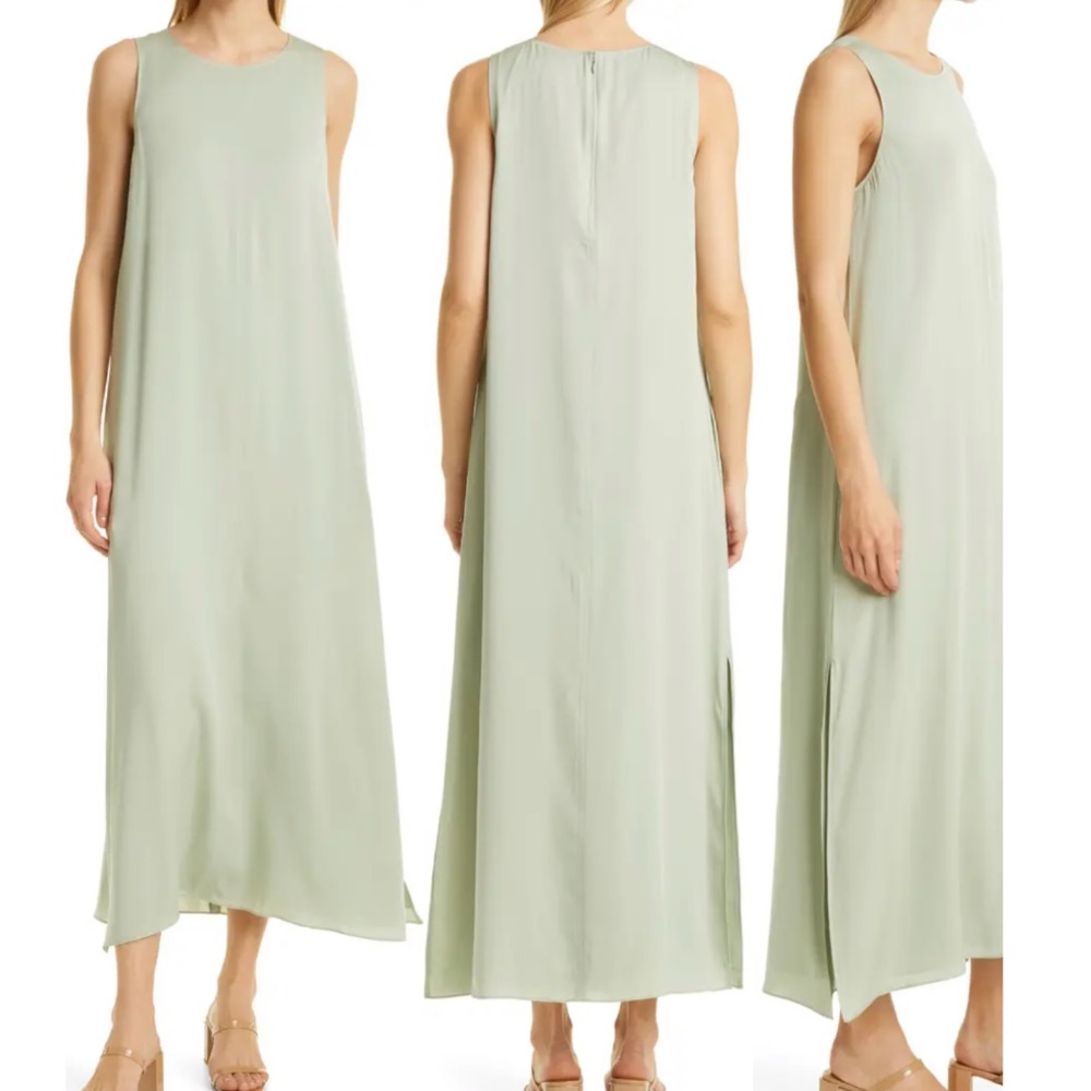 Nordstrom Signature Stretch Silk Tank Dress